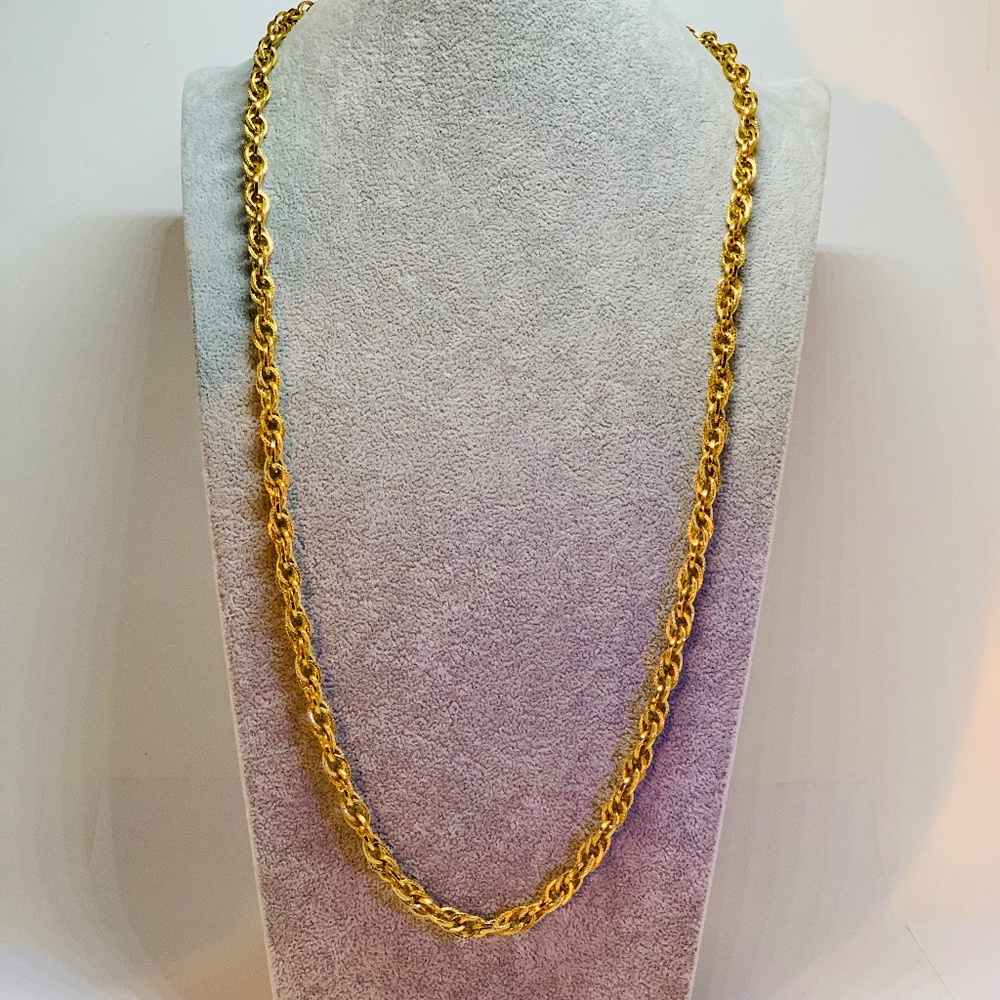 Vintage Long Double Link Chain